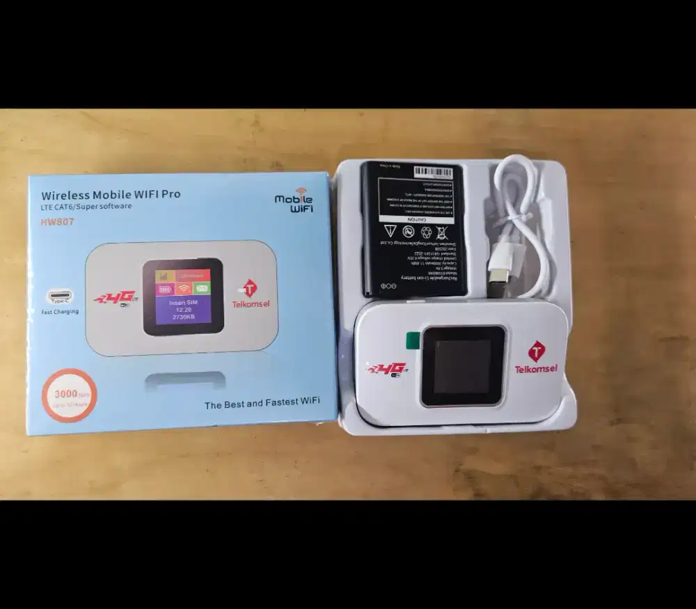 Modem mifi HW807 support all operator like new