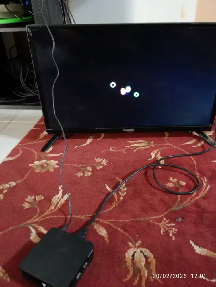 Tv panasonik led 24 inc belum android