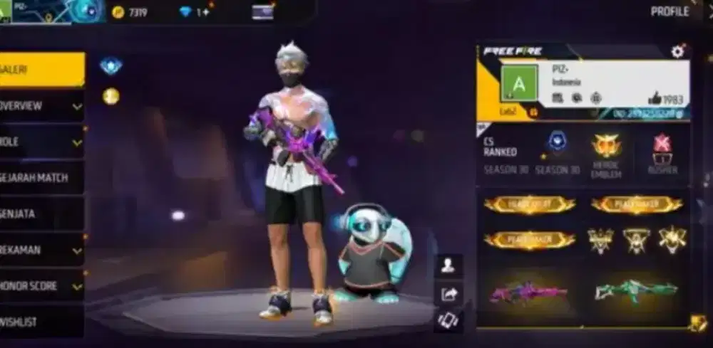 Akun free free murah