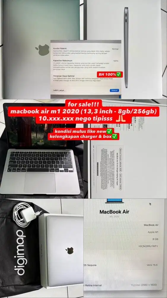 Macbook Air M1 2020