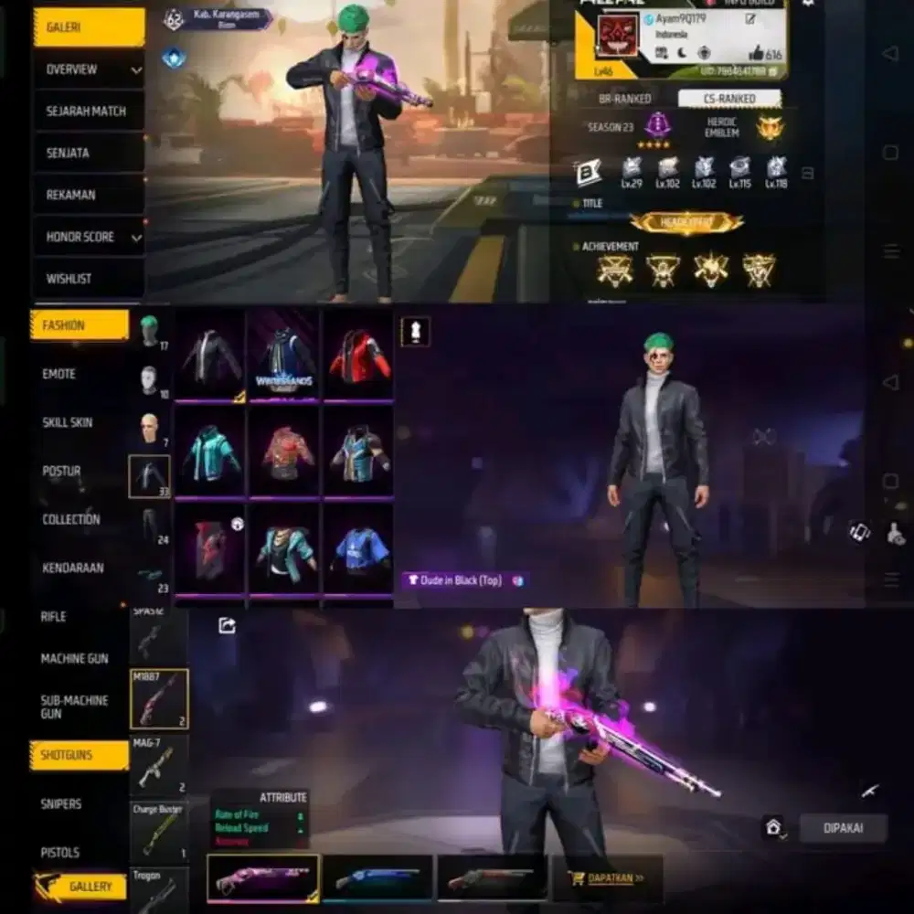 Jual akun ff untuk Ramdhan tahun ini