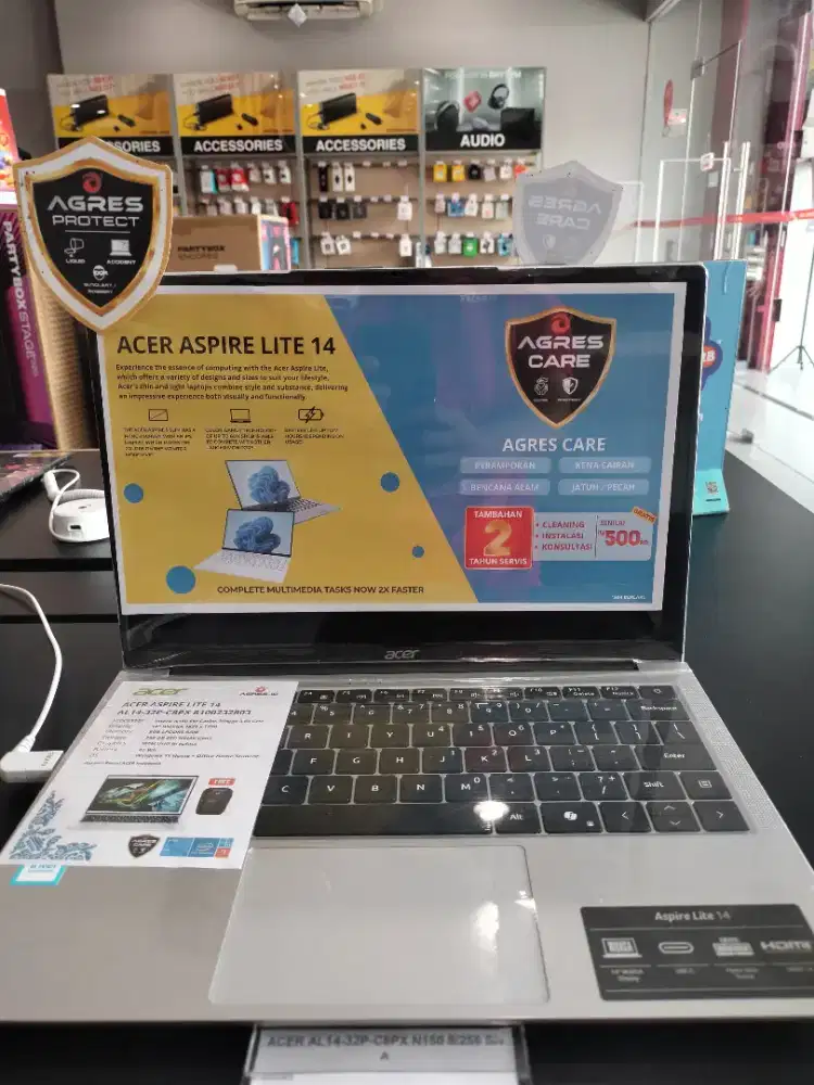 ACER ASPIRE LITE 14 | 8 256 GB | Intel N150 6M Chace, 3,60 GHz