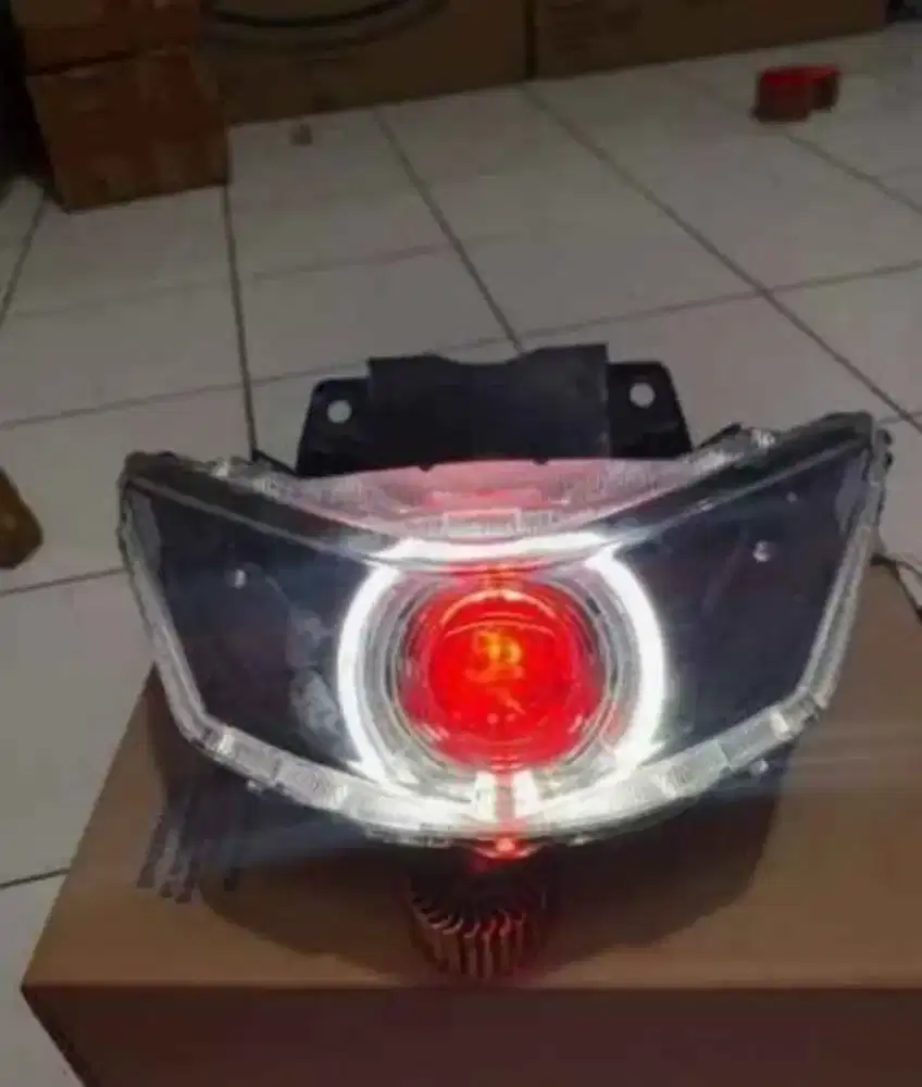 Biled + Headlamp 1 set sudah bawaan dari pabrik