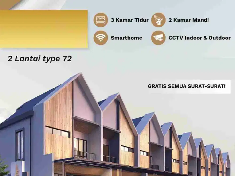 Dijual Rumah Baru Allea 2 Lantai Mewah Murah Bisa KPR Padurenan Mustika Jaya Kota Bekasi