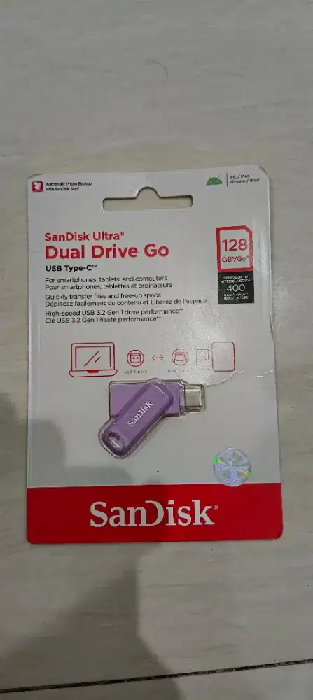 Sandisk Dual Usb 3.2 Tipe C 128gb Original
