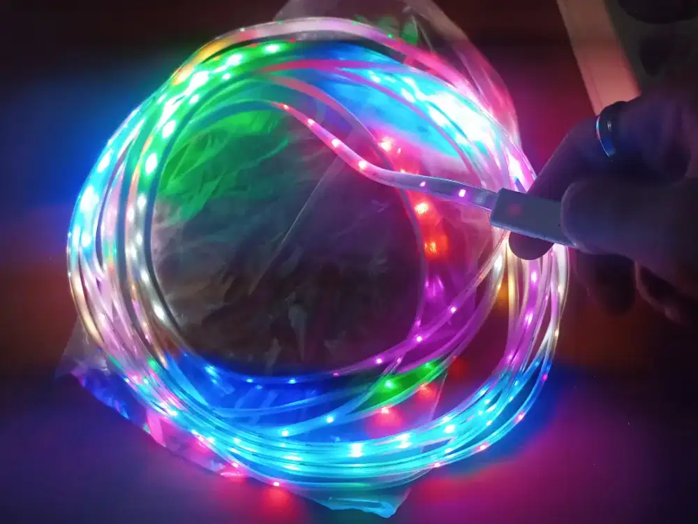 Lampu Led strip 10meter (8mode klik)