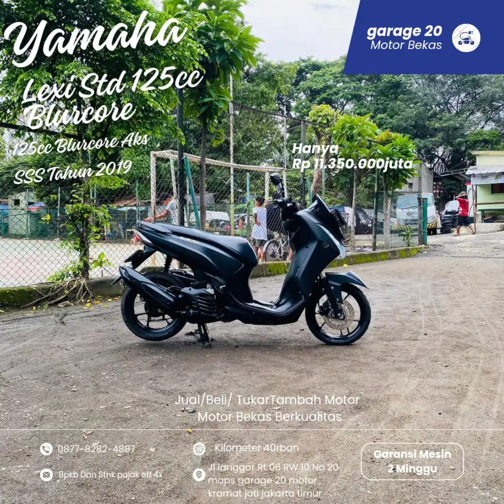Yamaha Lexi Std 125cc Bluecore Fi Aks Sss Tahun 2019