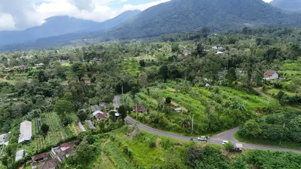 Dijual Lokasi View Cantik Dengan Posisi Hook Jalan Di Tabanan Bali