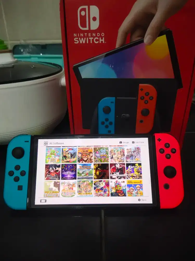 Nintendo Switch oled dualbut kfw 1tb fullset