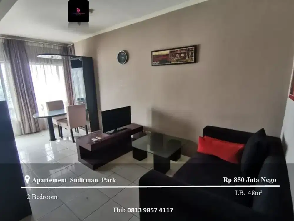 Dijual Apartement Sudirman Park Mid Floor 2BR Fully Furnished