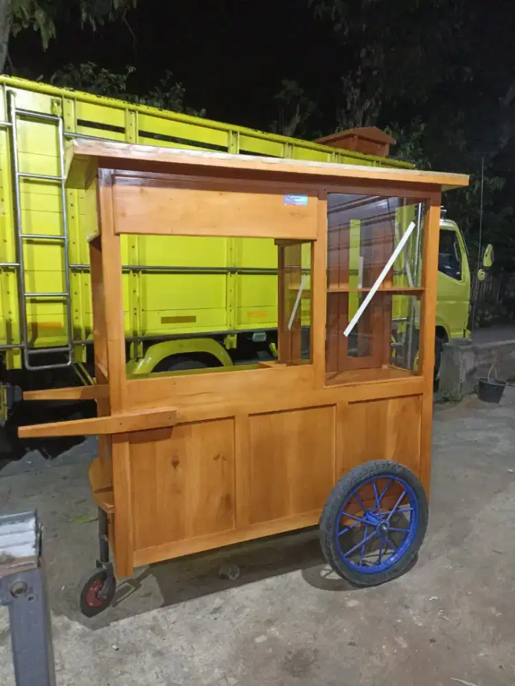Sedia Gerobak Angkringan, Bakso Mie Ayam, Bubur, Sate, Soto, Pecel dll