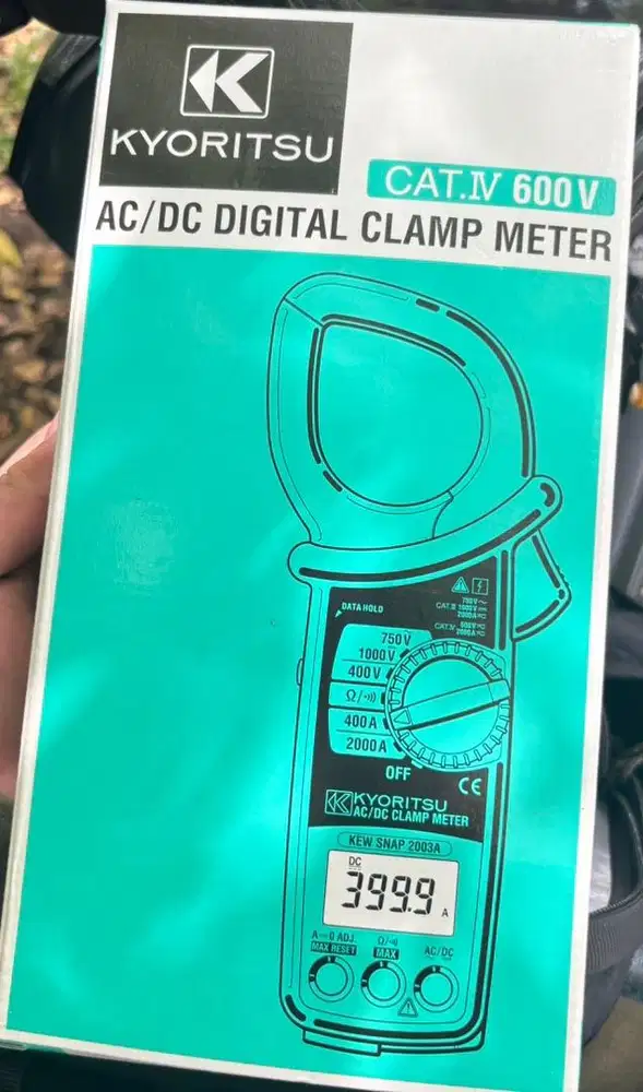 Digital Clamp Meter/Tang Ampere Kyoritsu 2003A – Bekas Like New