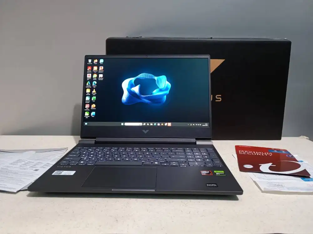HP Victus 15 Ryzen 7 RTX 5050 8GB – Garansi Resmi 2028 | Siap Gas