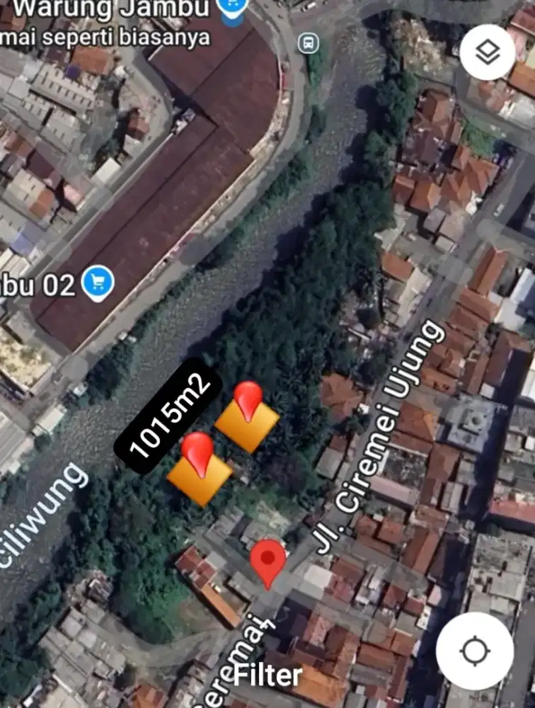 Dijual Tanah Luas 1.015m² SHM