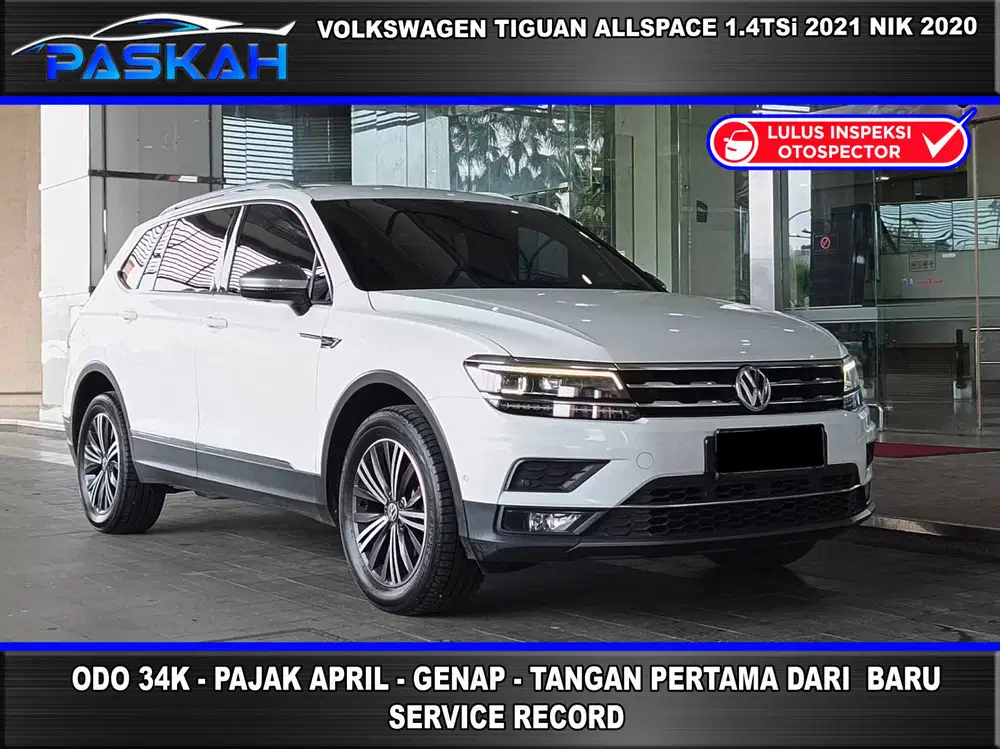 7 Seaters GENAP VOLKSWAGEN TIGUAN ALL SPACE 1.4L TSi 2021 NIK 2020