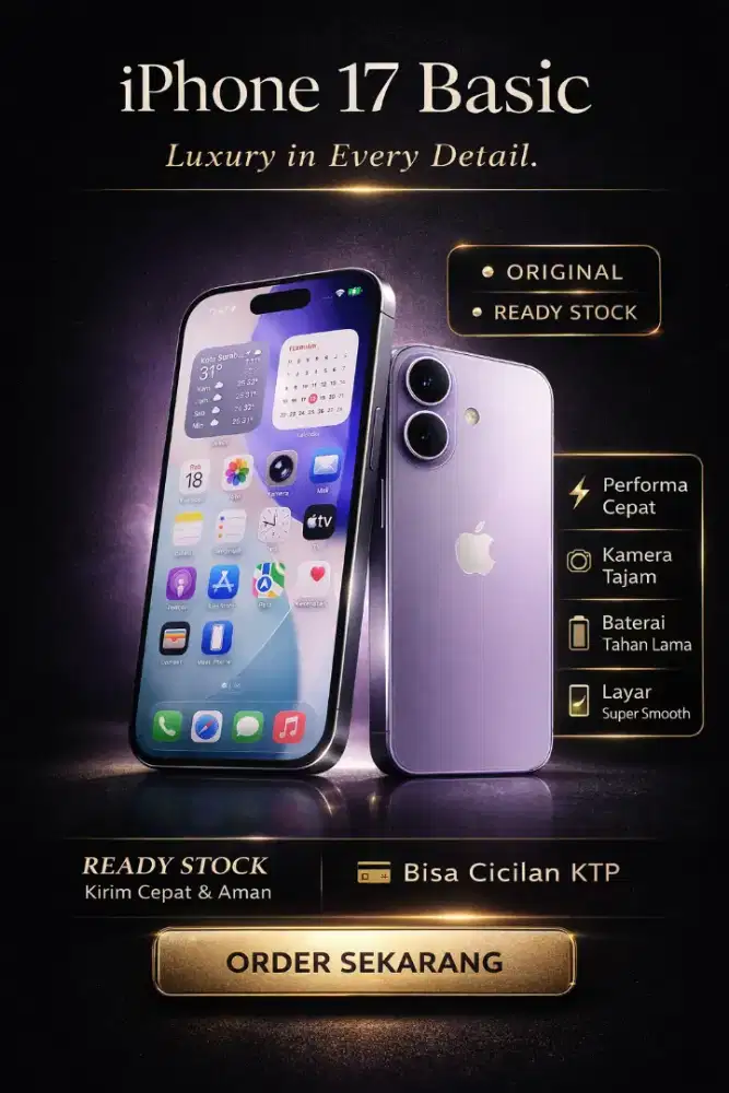 iPhone 17 basic 256 Lokasi Surabaya Barat