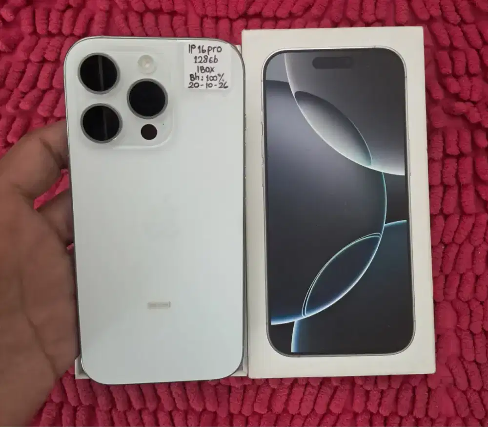Iphone 16 pro 128gb ibox bh 100% garansi on istimewa