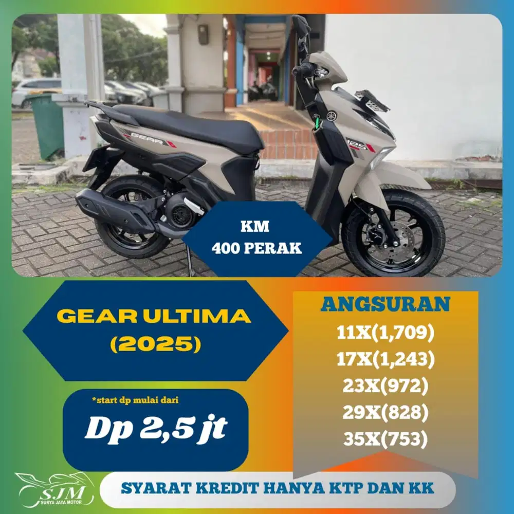 YAMAHA GEAR ULTIMA 2025 MESIN HALUS