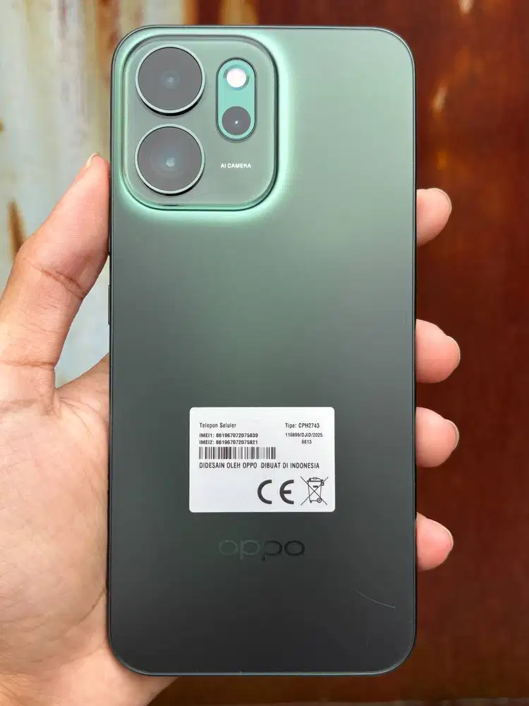 OPPO Reno14 F 5G 8/256GB Warna Luminous Green