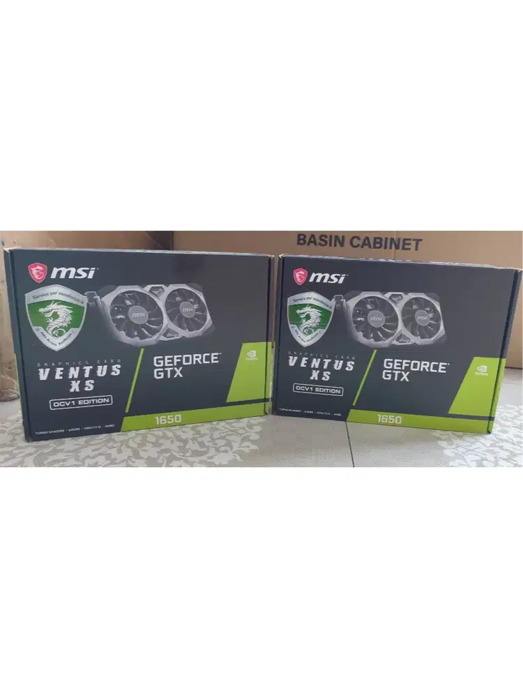 MSI VENTUS GTX 1650 4GB OCV3 Edition - Fullset Box
