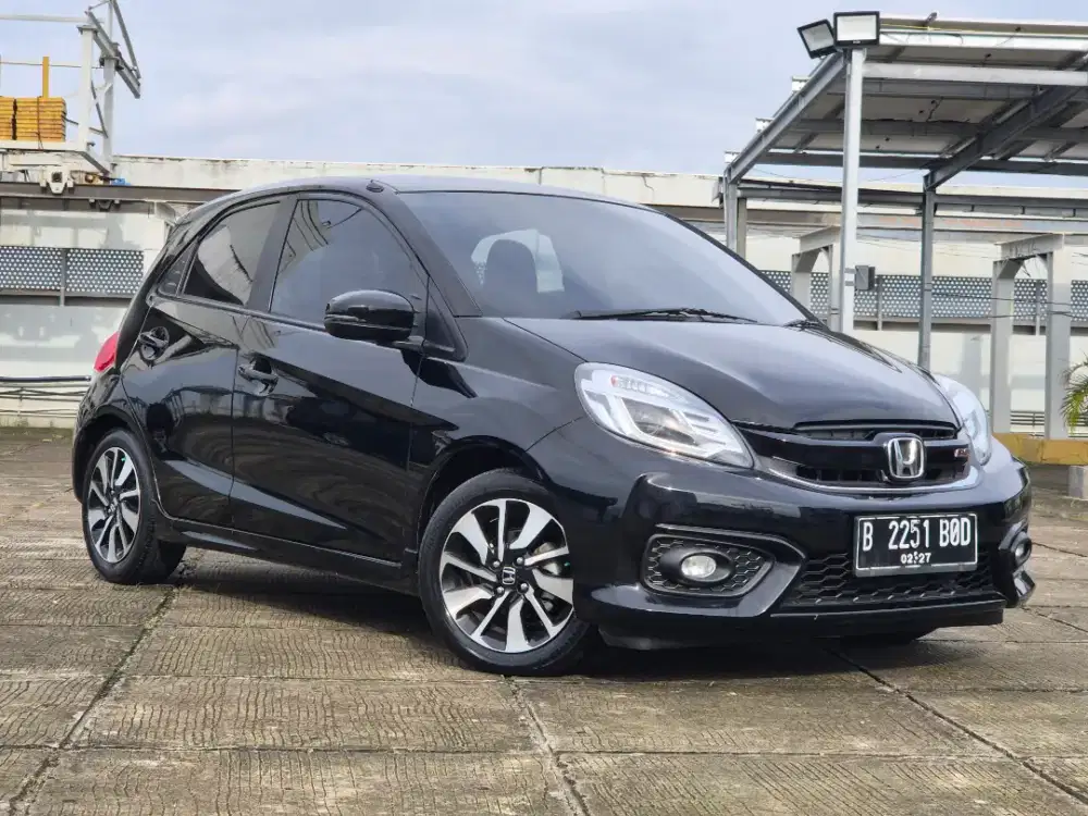 (Dp 10jt) Low Km Honda Brio RS AT 2016 Tgn1 Terawat Skali