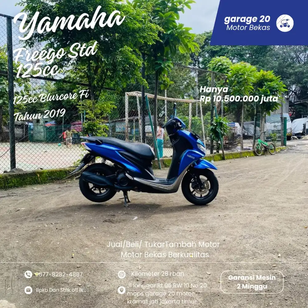 Yamaha Freego Std 125cc Bluecore Fi Tahun 2019