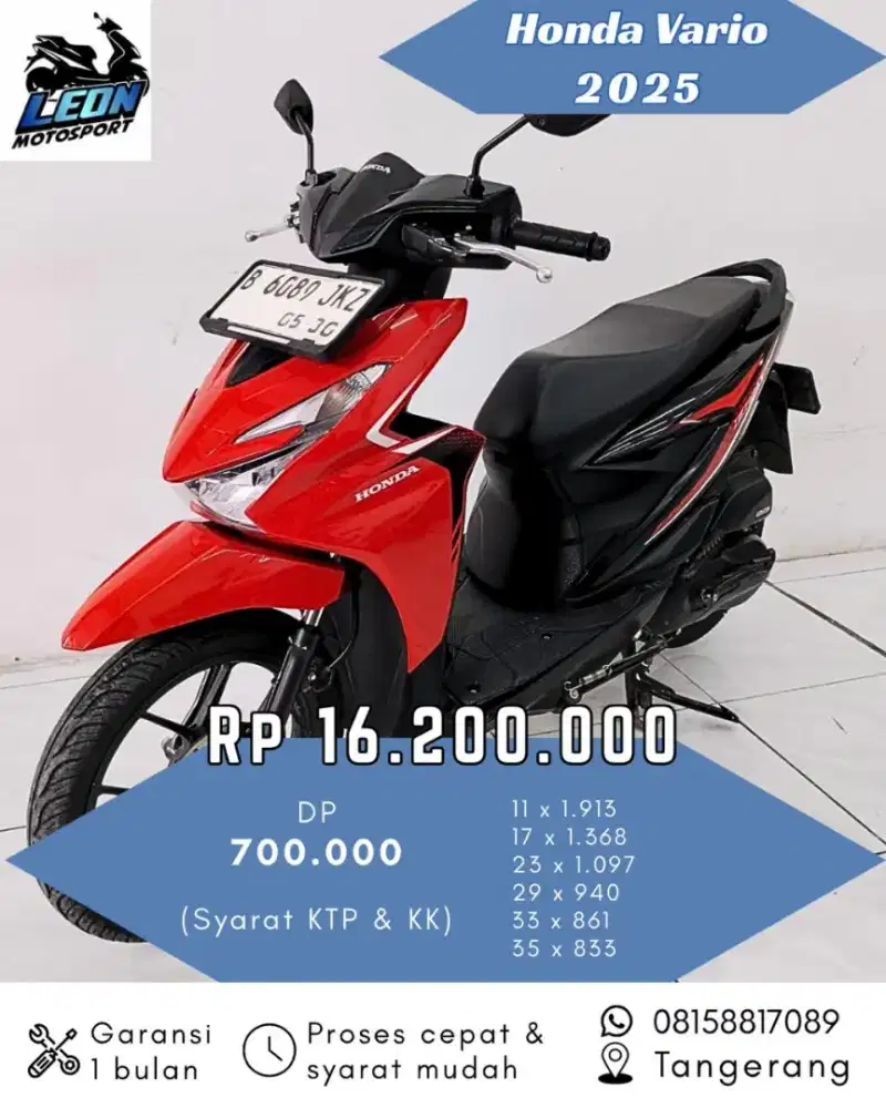 Beat CBS 2025, jual beli motor seken