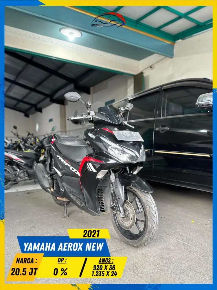 YAMAHA AEROX NEW 2021 PLAT P MONGGO LURR HIKMAH MOTOR KEPUH MALANG