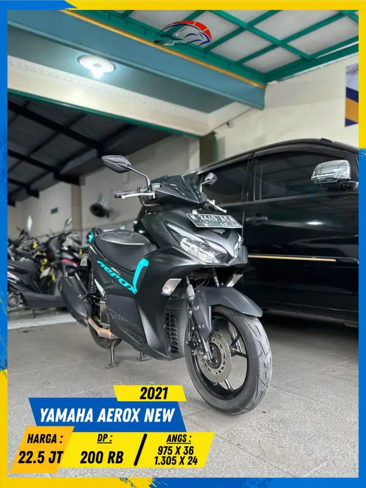 YAMAHA AEROX NEW 2021 BEKAS CIAMIK MASZEEHH HIKMAH MOTOR KEPUH MALANG