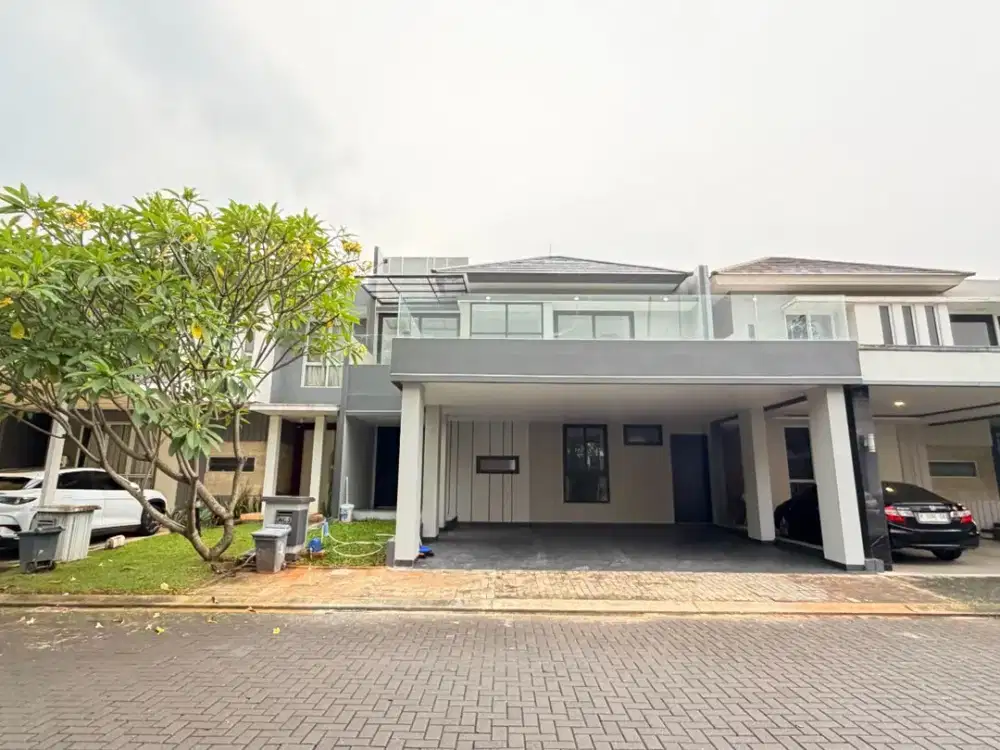 Rumah Minimalis Area De Park Cluster De Cajuputi BSD Ready Siap Huni