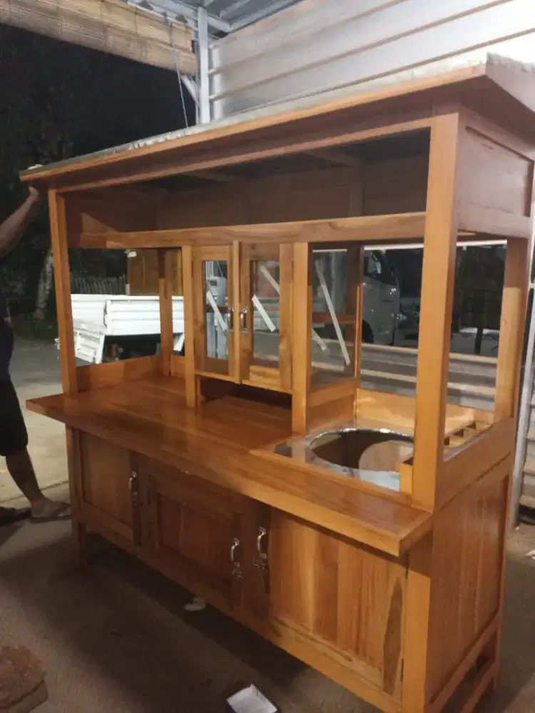 Sedia Gerobak Angkringan, Bakso Mie Ayam, Bubur, Sate, Soto, Pecel dll