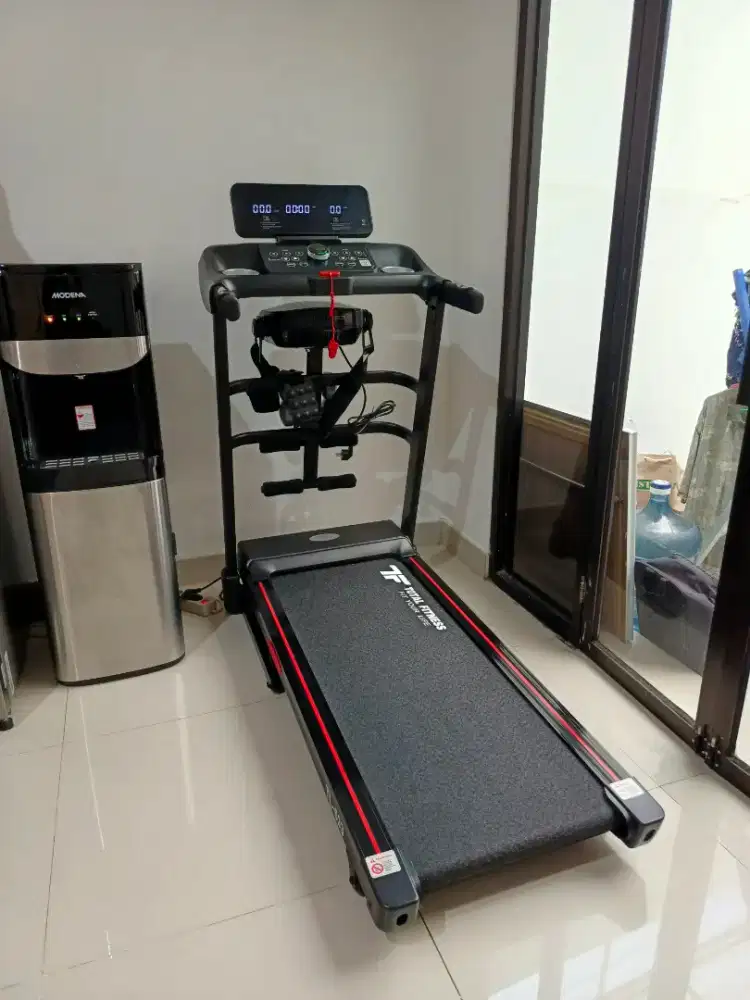 Promo Ramadhan treadmill elektrik multi fungsi bonus stepper