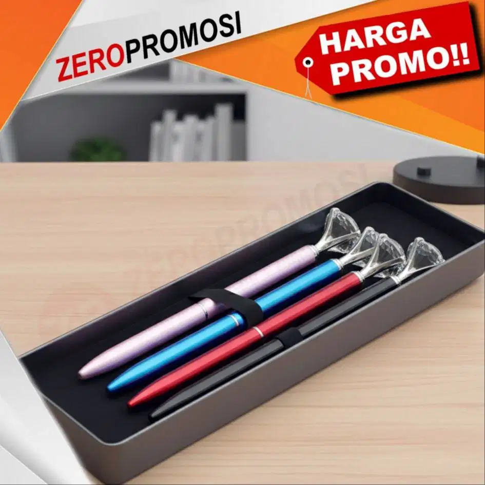 Souvenir Pulpen Besi Diamond Import Termurah