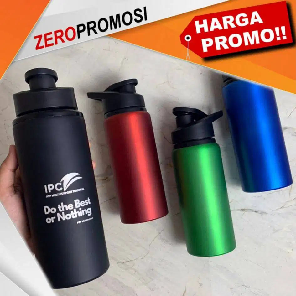 Souvenir Tumbler atau Botol Minum Ace – Desain Logo Sendiri