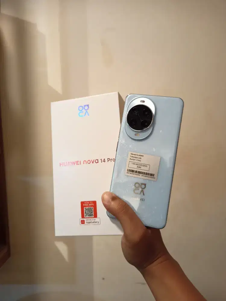 Jual Huawei Nova 14 Pro Ram 12/512Gb Second BNOB Belum Di Pakai