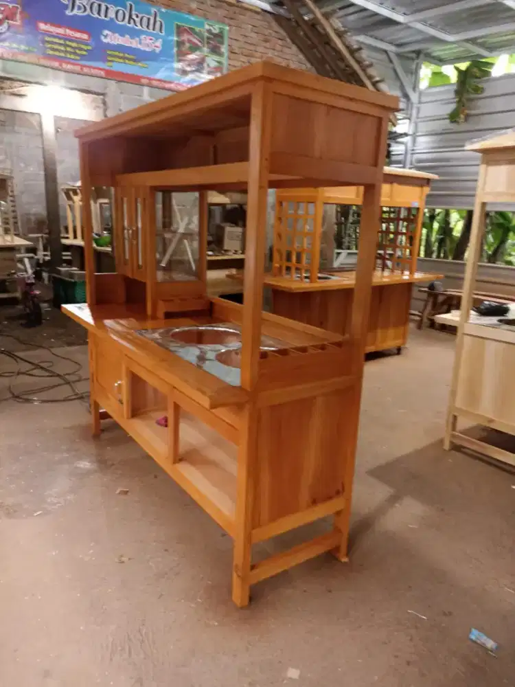 Sedia Gerobak Angkringan, Bakso Mie Ayam, Bubur, Sate, Soto, Pecel dll