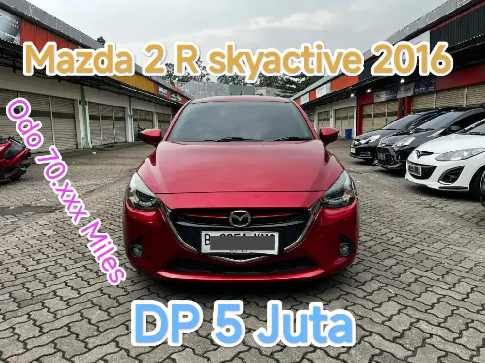 5JT MAZDA 2 R HB AT 2016 RED EDITION PREMIUM COLOUR !!