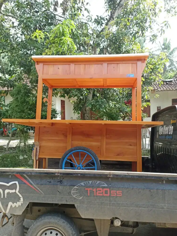 Sedia Gerobak Angkringan, Bakso Mie Ayam, Bubur, Sate, Soto, Pecel dll