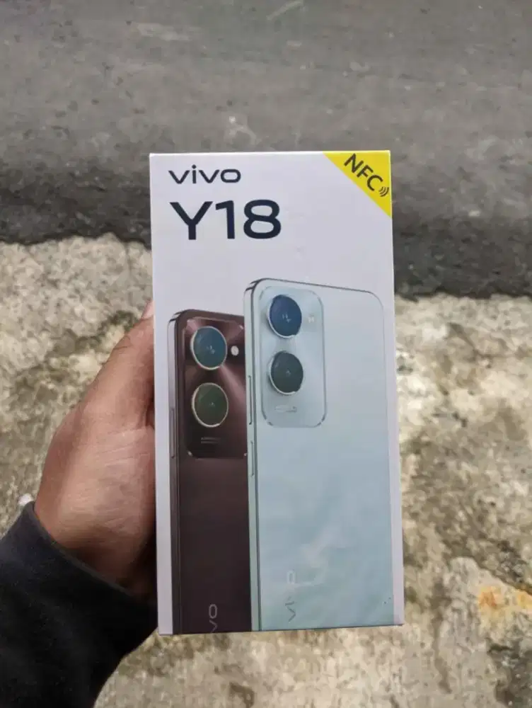 Vivo Y18 4/64 NFC Garansi Resmi Warna Coklat Batik