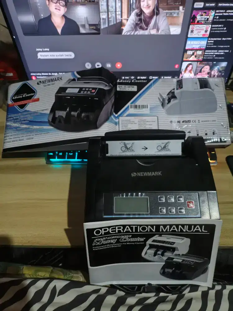 Mesin hitung uang Newmark DMS-1580T