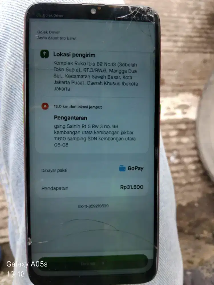 hp oppo f9 batangan dan kabel casan