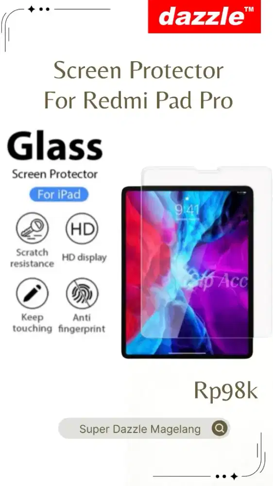 Screen protector glass