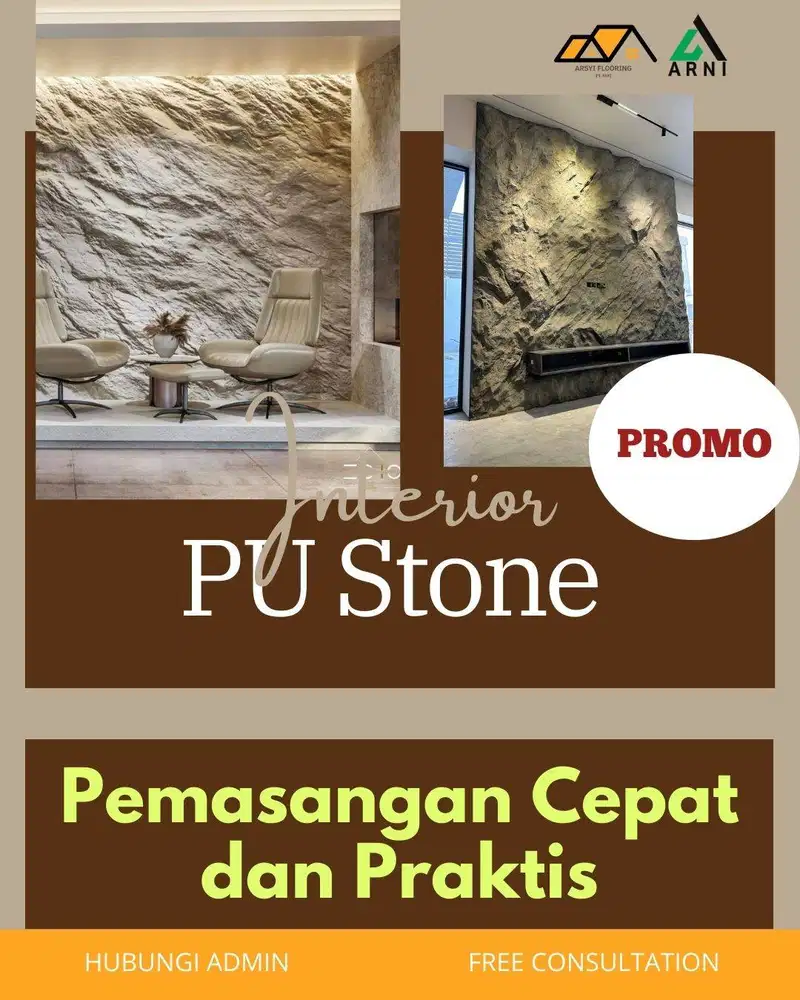 Feijian PU Stone|Hiasan Batu Alam Kuat dan Ringan