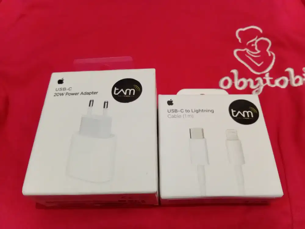 Adaptor Original Tam iphone 20watt Tipe C+Kabel Data TipeC To Lighting