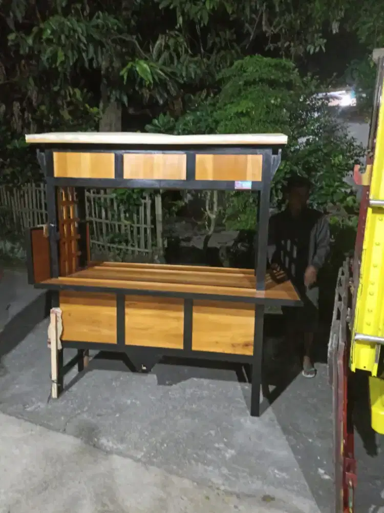 Sedia Gerobak Angkringan, Bakso Mie Ayam, Bubur, Sate, Soto, Pecel dll