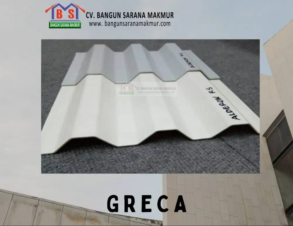 ALDERON SINGLE  LAYER ROMA GRECA TRIMDEK PANJANG 6 METER