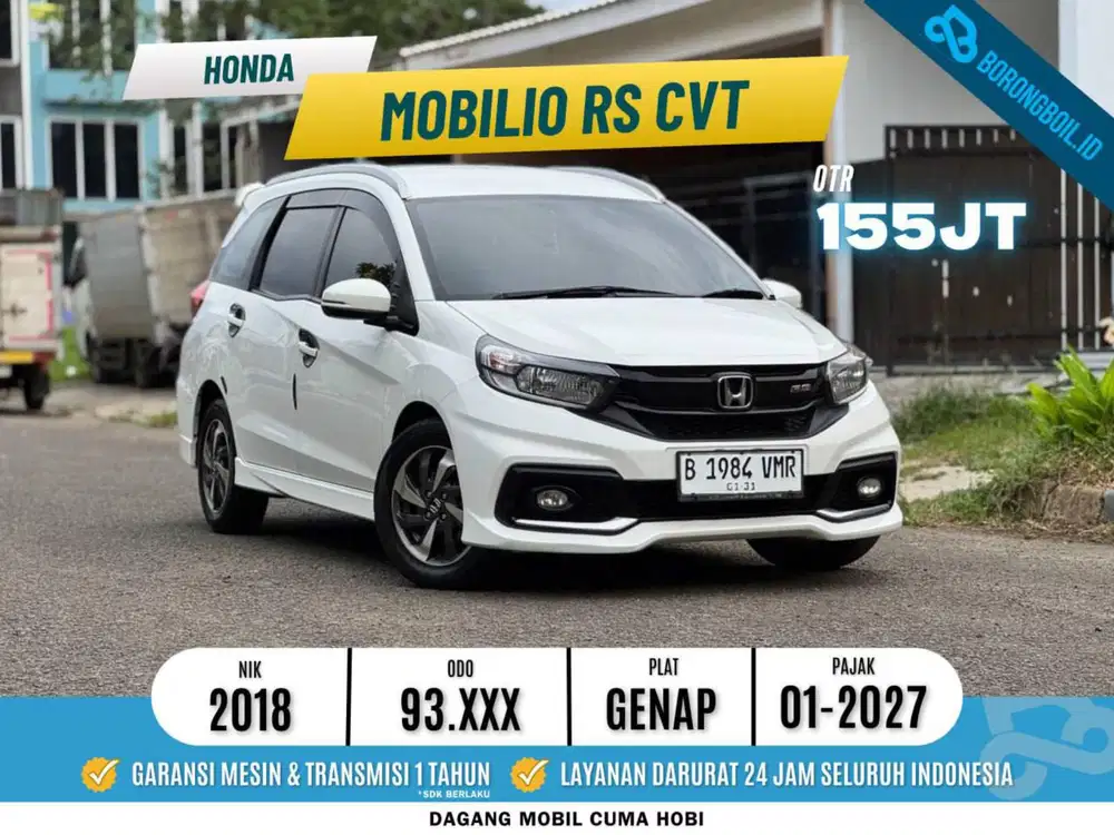 HONDA MOBILIO RS CVT 2019 PUTIH | SIAP PAKAI | BISA KREDIT