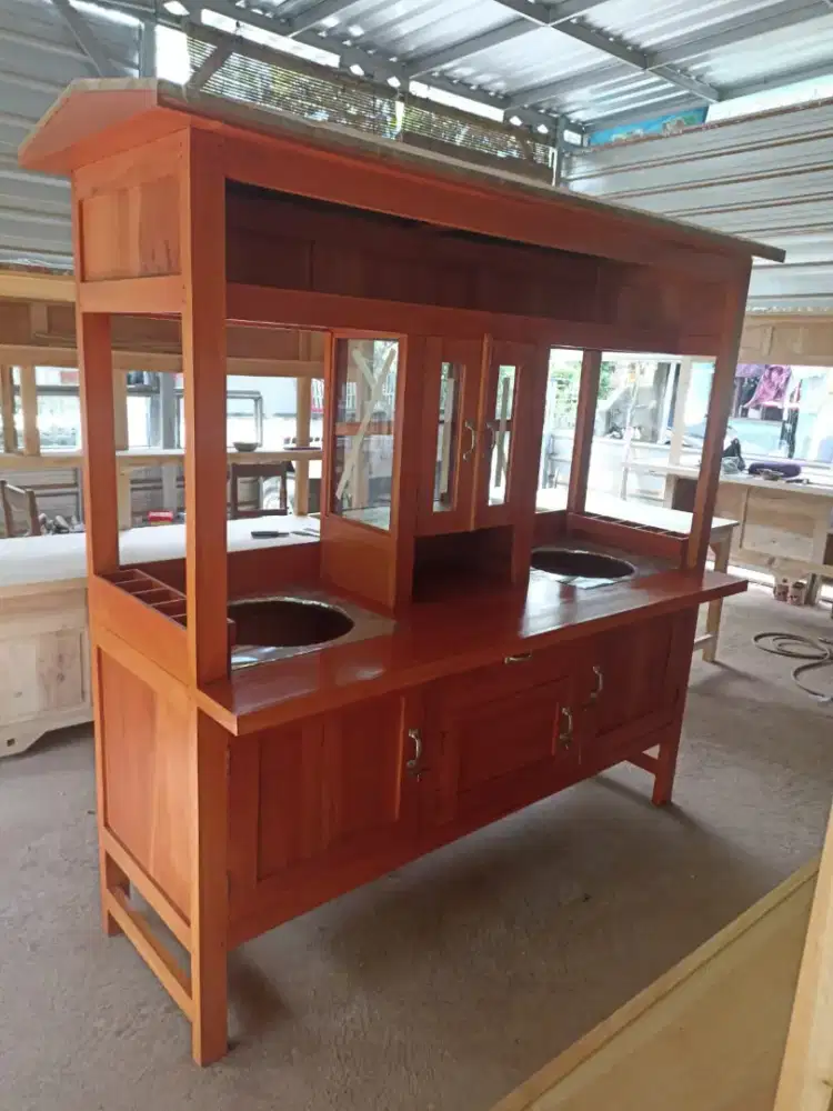 Sedia Gerobak Angkringan, Bakso Mie Ayam, Bubur, Sate, Soto, Pecel dll