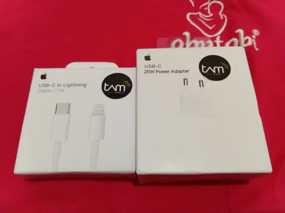 Adaptor Originali phone 25watt Tipe C+Kabel Data Tipe C To Lighting