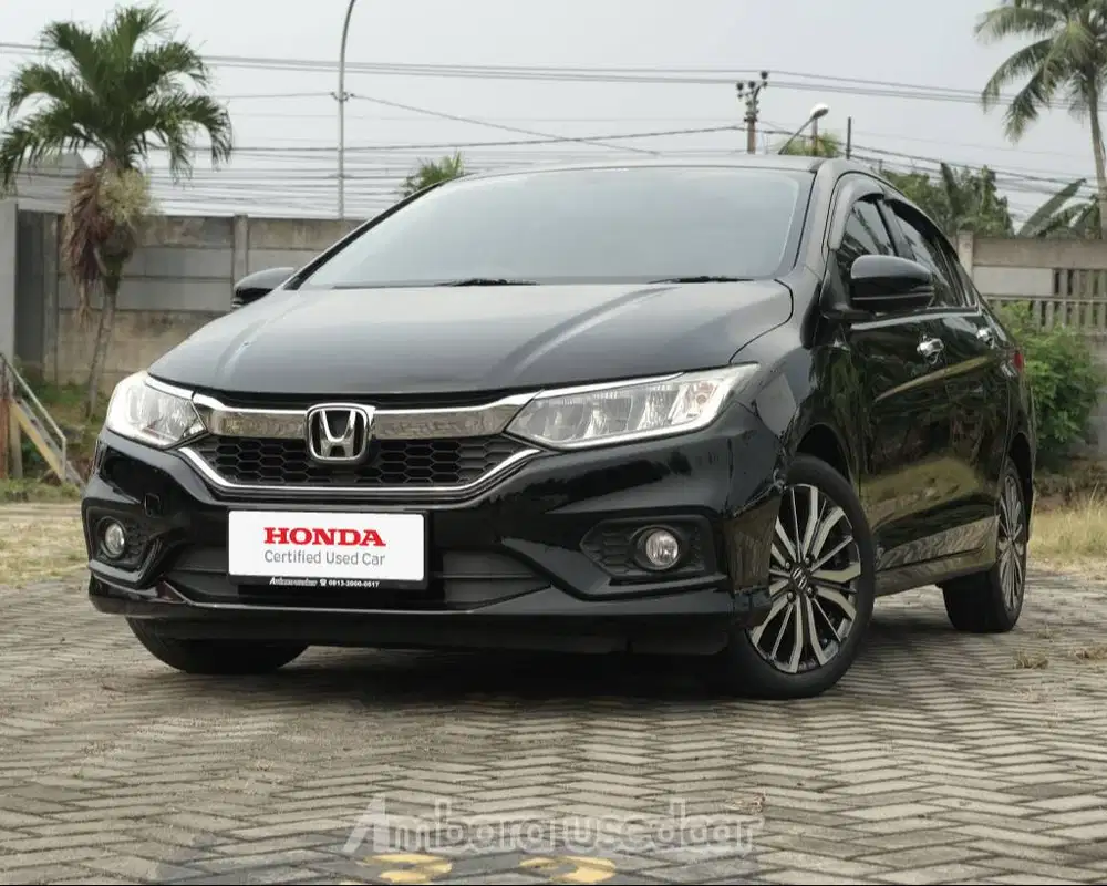 Honda City E Sedan 1.5 AT 2018 | Hitam | DP 15jt | Garansi 1 Tahun